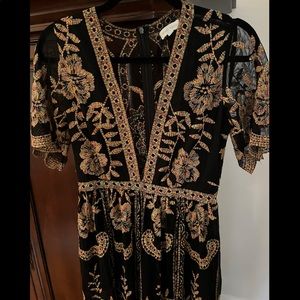 Honey punch boutique maxi dress size medium